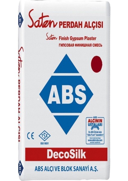 Saten Alçı Perdah Alçısı Tadilat Tamir Alçısı 3 kg