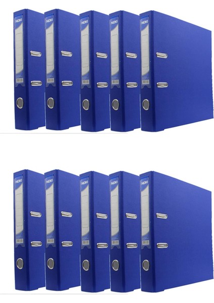 Dar Plastik Klasör (56412-130) Mavi 10 Lu Paket