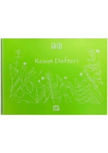 Eco Spiralli Resim Defteri 35X50 25 Yp.