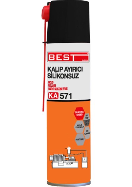 Kalıp Ayırıcı Silikonsuz KA571 400 ml