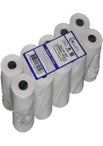 Termal Rulo 56X16 mt 10 Lu (1 Paket 10 Adet)