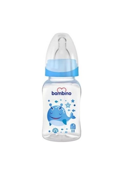Oval Kavramalı Pp Biberon 150ML 0+ Ay - Mavi Balık