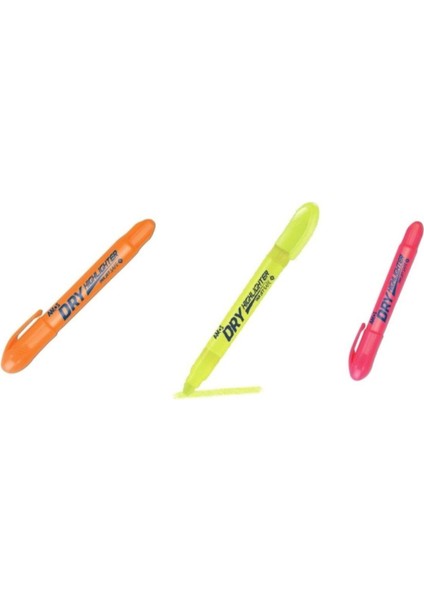 Dry Highlighter - Fosforlu Kalem 3 Renk