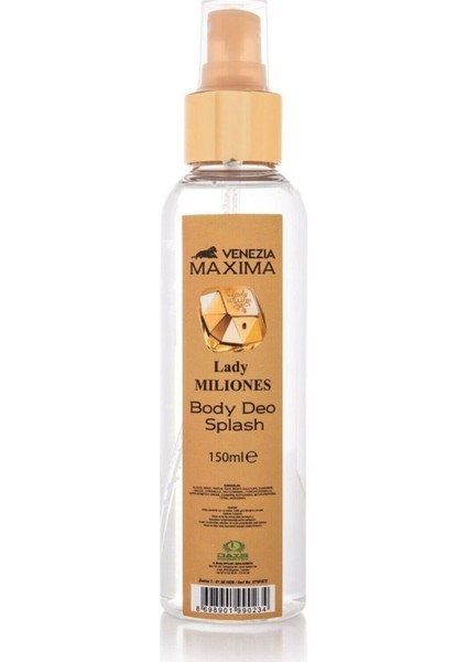 Lady Million Body Splash Deo 150ML