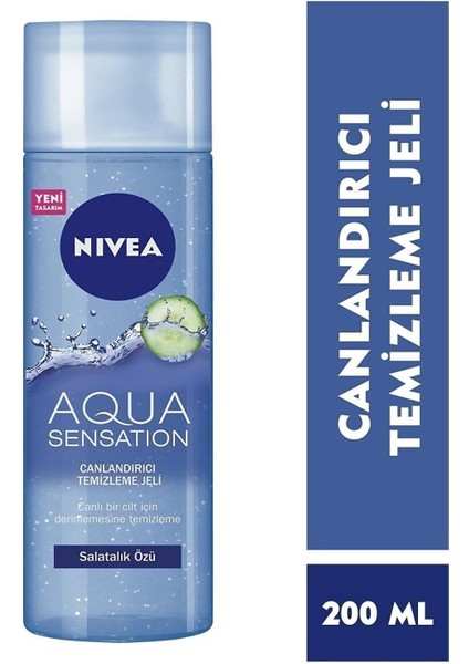 Aqua Sensation Face Canlandırıcı & Yüz Bakım Temizleme Jeli 200ML