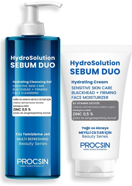 Procsın Hydrosolution Krem + Jel Paketi