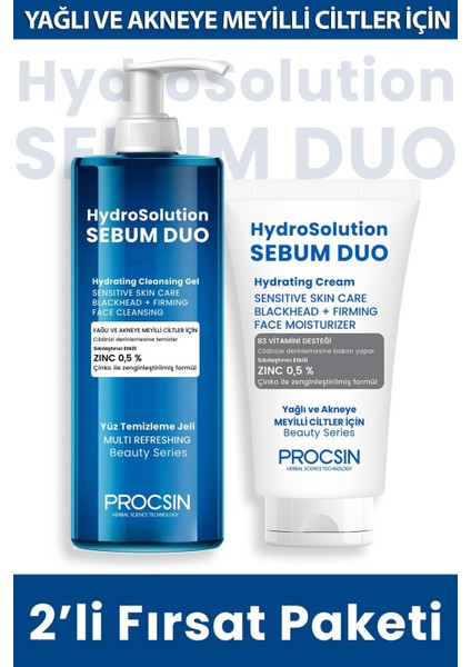 Procsın Hydrosolution Krem + Jel Paketi