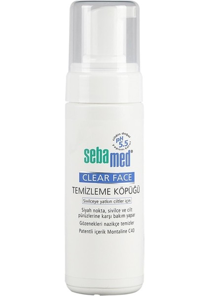 Clear Face Temizleme Köpüğü 150