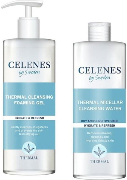 By Sweden Termal Yüz Temizleme Seti Kuru ve Hassas 250 ml + 250 ml