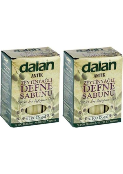 Antik Zeytinyağlı Defne Sabunu 900 gr 2 Adet