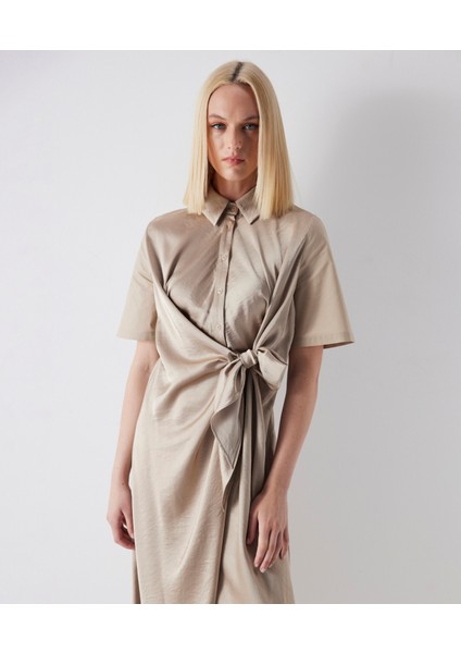 Saten Mix Gömlek Elbise fiyatları