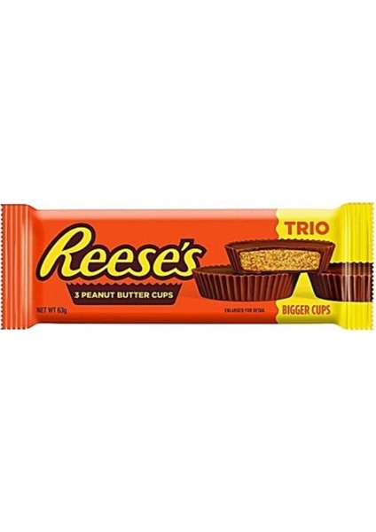 Trio Peanut Butter Cups 63 G