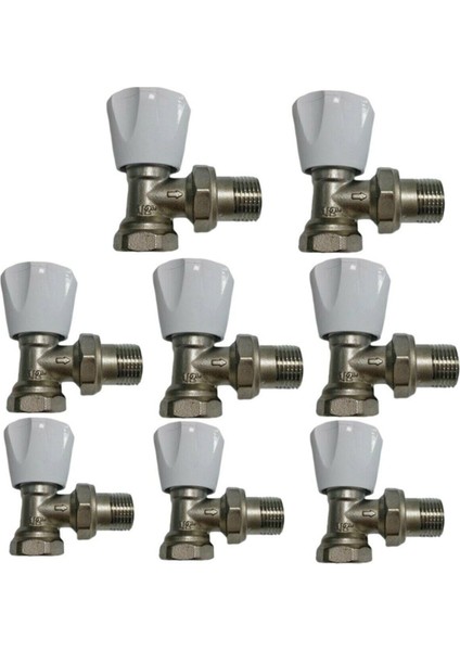 Köşe Radyator Petek Vanasi 8 Adet (Küçük Kafa)