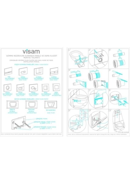 Mia Mat Krom Kumanda Paneli 229.001 modelleri