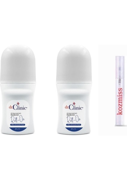 Dr.clinic Antiperspiran Deodorant Rool-On 50ML 2x Adet