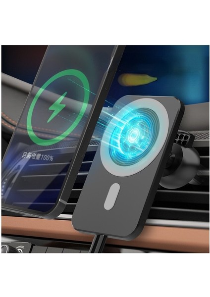 IPhone 13 Için Manyetik Araba Kablosuz Şarj 15W Akıllı Araba Hızlı Şarj Hava Delikleri Navigasyon Şarj Standı (Yurt Dışından) fiyatları