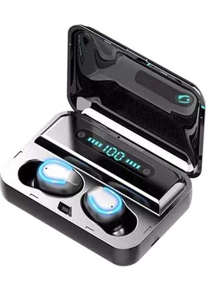 F9-5 Nefes Alan Hafif Kablosuz Bluetooth Kulaklık Dijital Kulak Içi 5.0 Binaural Spor Stereo Sıcak Model (Yurt Dışından)