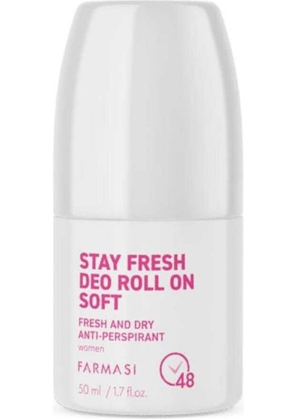 Stay Fresh Soft 50 ml Kadın Roll On 8690131123086