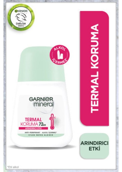 Mineral Termal Koruma Kadın Roll-On Deodorant 3600541928930 indirimleri