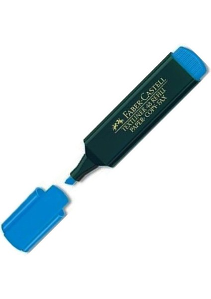 Faber Castell Faber-Castell Fosforlu Kalem Mavi