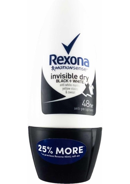 Invisible Black&white Roll-On 50 ml .