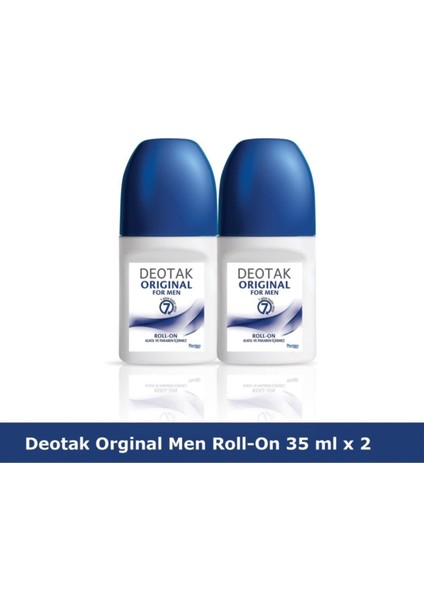 Orıgınal For Men Roll-On Deodorant 35 ml x 2