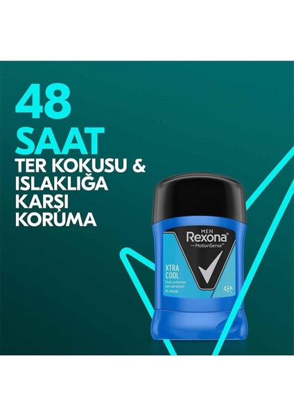 Men Motion Sense Erkek Stick Deodorant Xtra Cool 48 Saat Koruma 50 G x 2 Adet