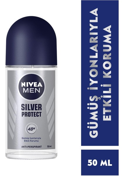 Men Silver Protect Erkek Deodorant Roll-On 50 ml X2 Adet,gümüş Iyonlarıyla 48 Saat Koruma fiyatları