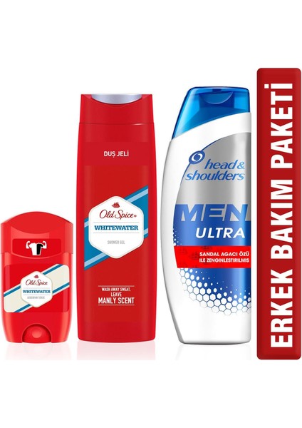 Old Spice H&s 360ML Şamp+Old Spice 400ML Duş J+50ML Deo Stick White W