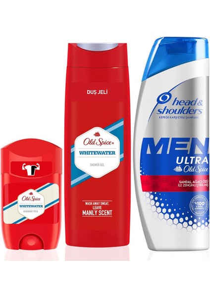 H&s 360ML Şamp+Old Spice 400ML Duş J+50ML Deo Stick White W