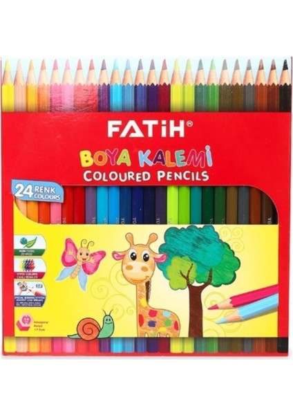 Kuru Boya Karton Kutu Tam Boy 24 Lü 33225