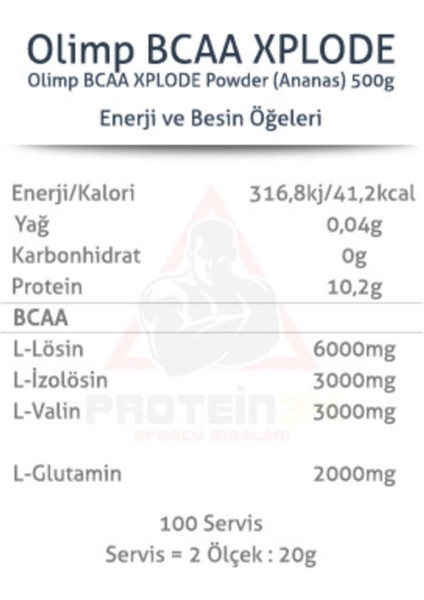 Bcaa Xplode 500 G Ananas