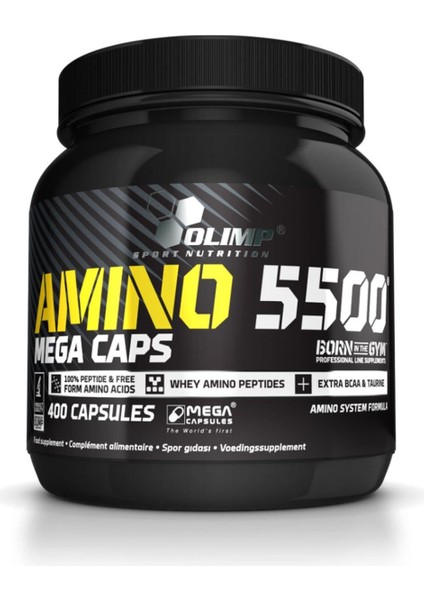 Amino Mega Caps 400 Kapsül