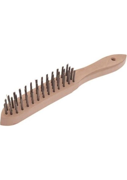 Izeltaş 0741550004 4 Sıralı Tel Fırça Ağaç Saplı