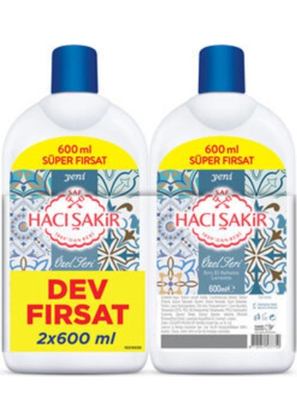 Hacı Şakir Özel Seri Sıvı Sabun 2X600 ml