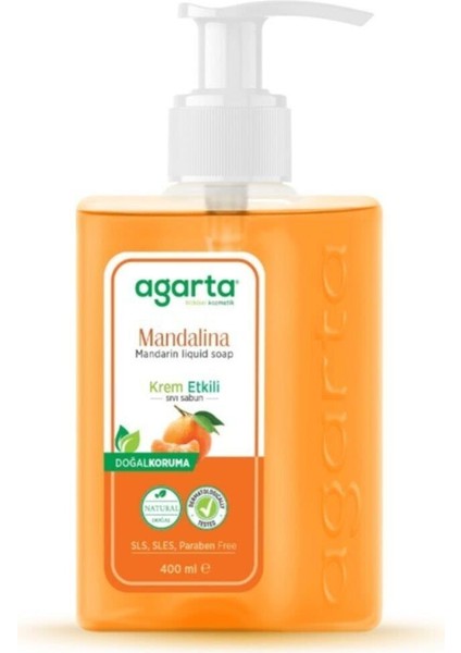 Doğal Sıvı Sabun Mandalina 400 ml