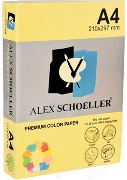 Schoeller Shammer Schoellershammer A4 Fotokopi Kağıdı 500 Lü Sarı