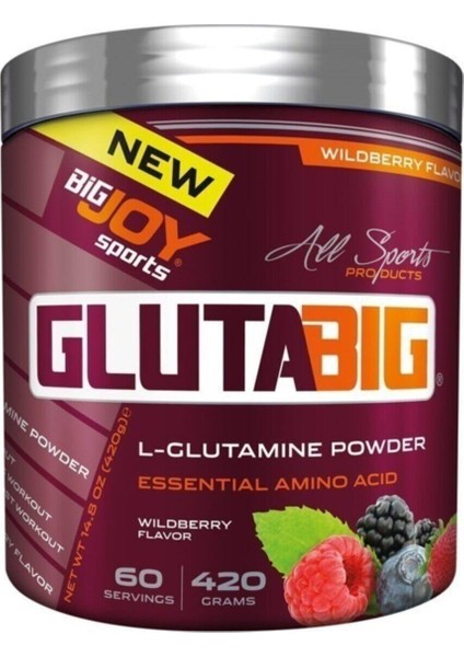 Bigjoy Gluta Big 100 Glutamine Powder 420 Gr Ananaslı Glutabig
