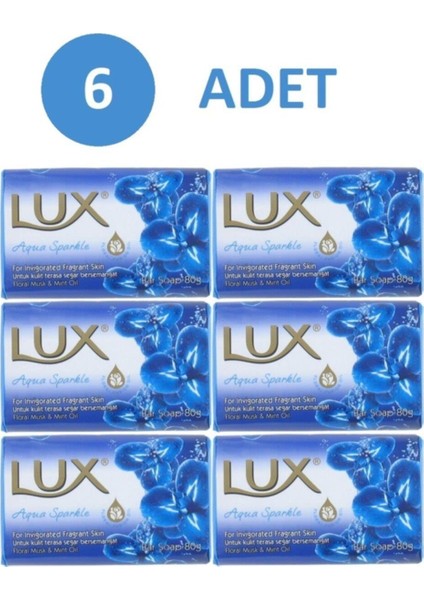 Sabun Aqua Sparkle 80 gr x 6 Adet