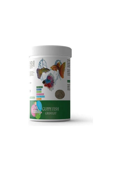 Pets Family Guppy Fısh Granulat 250ML/110G