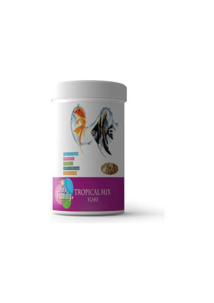 Pets Family Tropıcal Mıx Flake 250ML/30G