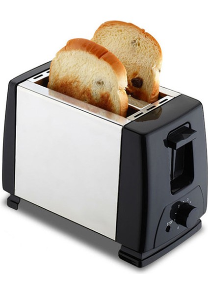 Ev Paslanmaz Çelik Tost Makinesi Çift Yuvalı Tost Makinesi Tam Otomatik Mini Kahvaltı Tost 2 Dilim Isıtma Eserdir (Yurt Dışından)