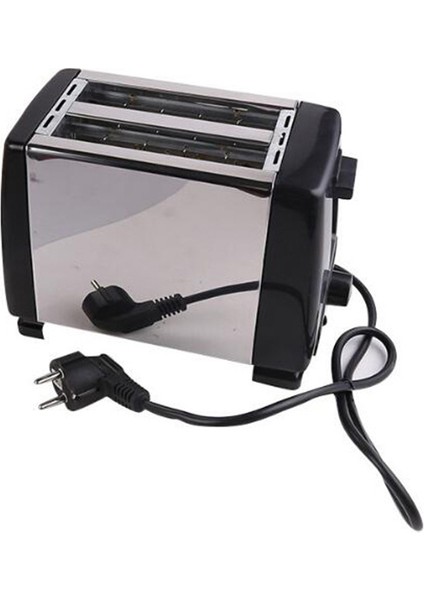 Ev Paslanmaz Çelik Tost Makinesi Çift Yuvalı Tost Makinesi Tam Otomatik Mini Kahvaltı Tost 2 Dilim Isıtma Eserdir (Yurt Dışından)