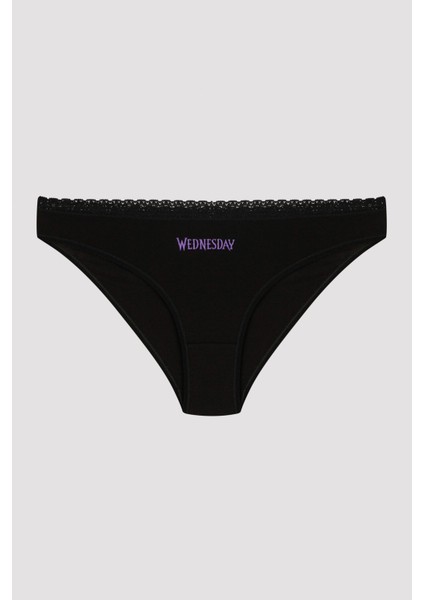 Dantel Detaylı 2Li Slip Külot-Wednesday Koleksiyonu