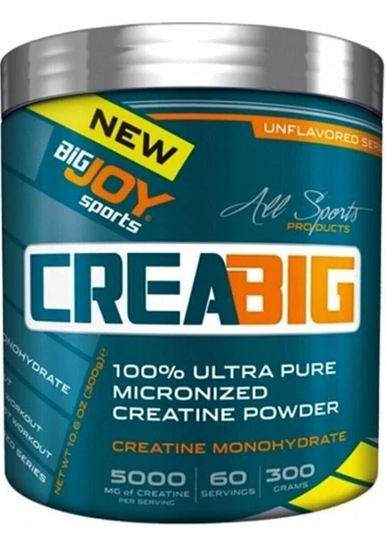 Bigjoy Sports Bigjoy Sport Bigjoy Creatin Powder Creabig 300 Gram Aromasız