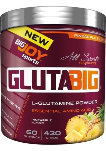 Bigjoy Sport 100 Glutamine Powder 420 Gr Ananas Aromalı