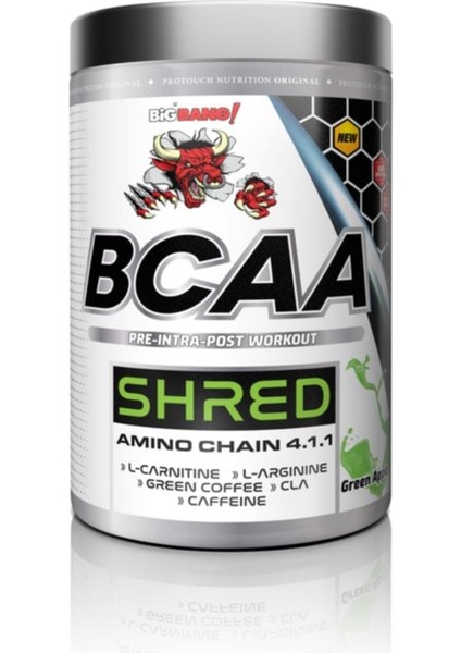 Protouch Nutrition Bigbang Shred Bcaa 4.1.1 Yeşil Elma Aromalı