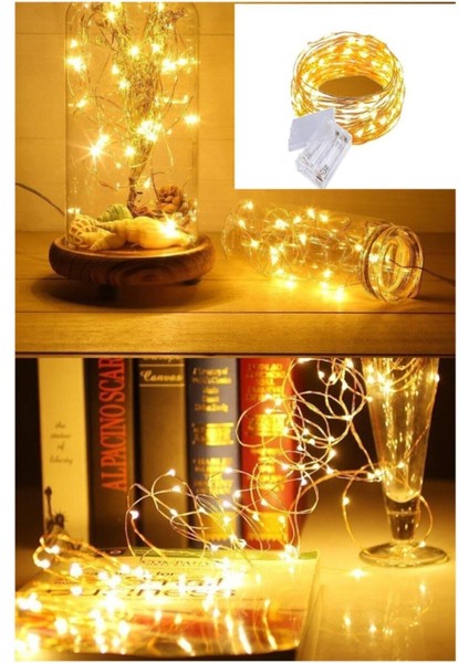 3 Fonksiyonlu Peri LED Işık 5 Metre Sarı fiyatları