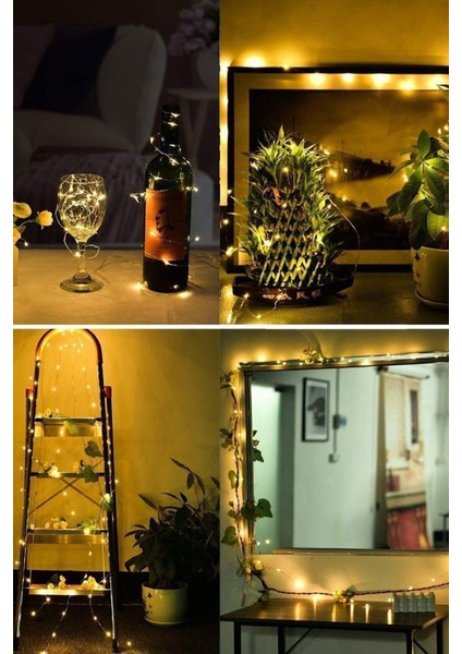 3 Fonksiyonlu Peri LED Işık 5 Metre Sarı modelleri