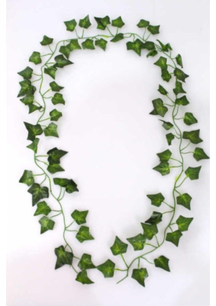 220 cm Dekoratif Yeşil Yapraklı Yapay Sarmaşık Yılbaşı Süsü Ledsiz fiyatları